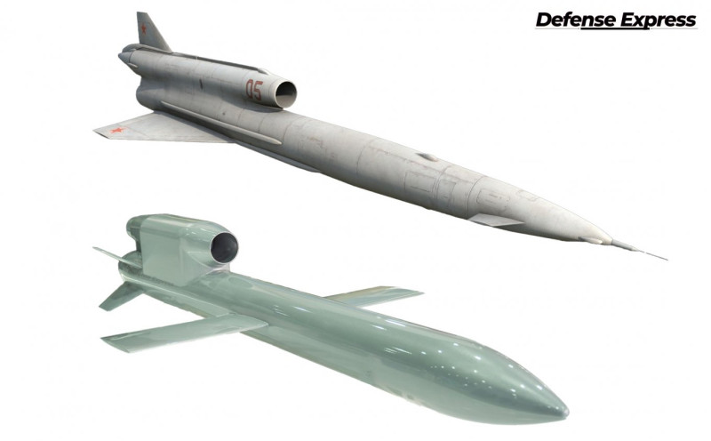 Ту-141 "Стриж" и FP-5 "Фламинго" (не в масштабе)