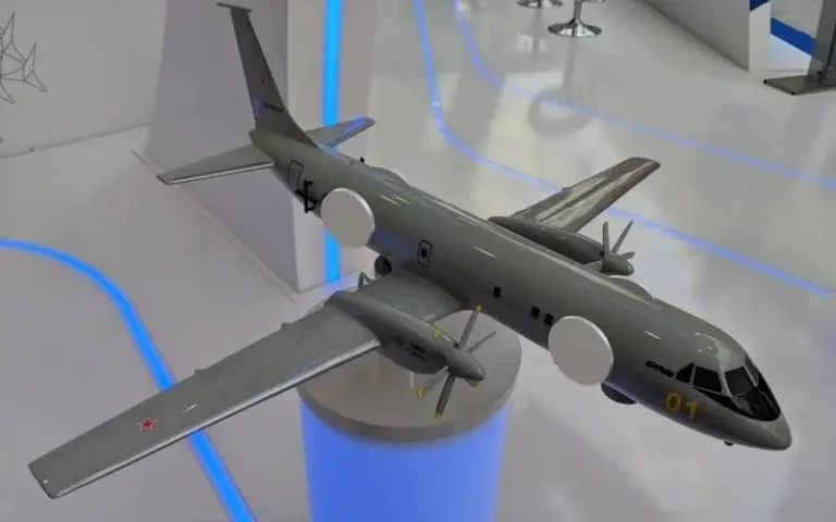 Концепт «эрзац» самолёта ДРЛОиУ-114-300 с побортным размещением нескольких РЛК «Ирбис»