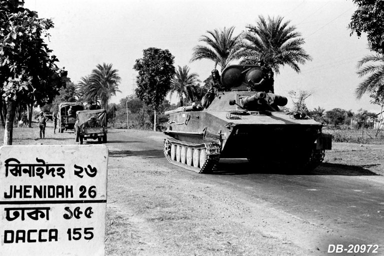Идийский ПТ-76 в ходе войны с Пакистаном 1971 года