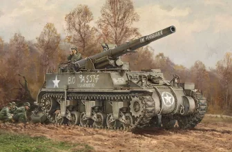 Yuri Pasholok. An American self-propelled gun carriage for storming the Siegfried Line—and more