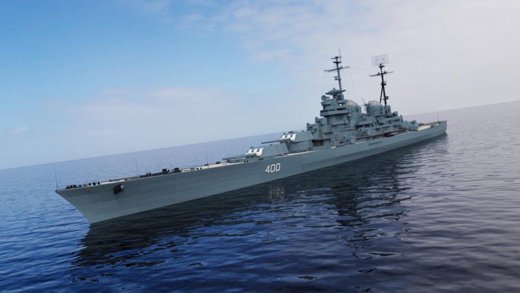 General view of the ship
