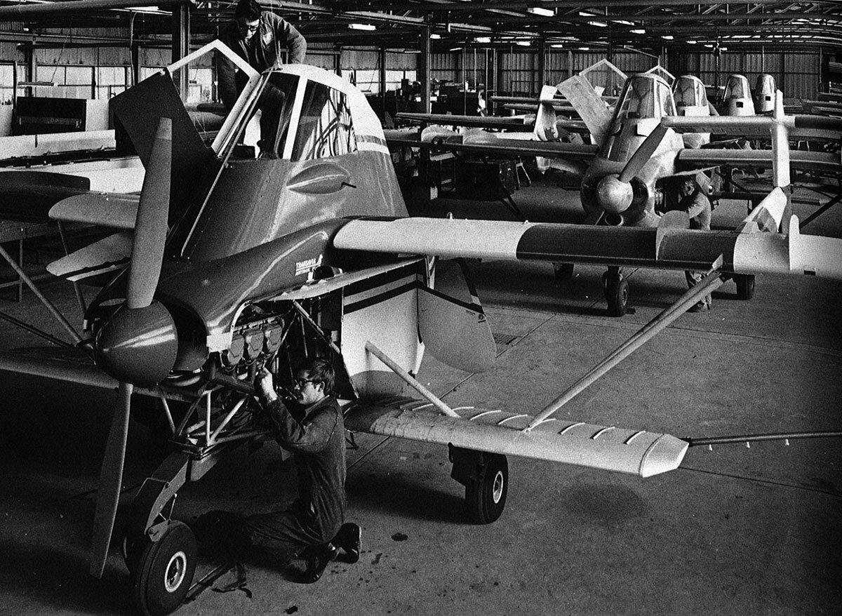 Сборка Transavia PL-12 Airtruk. Фото: transfield.com.au