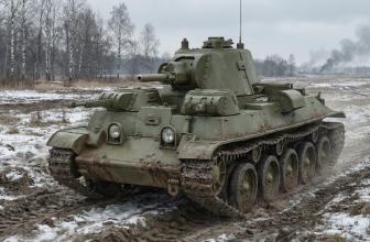 Yuri Pasholok. The First Tank by Zh. Ya. Kotin and N. F. Shashmurin