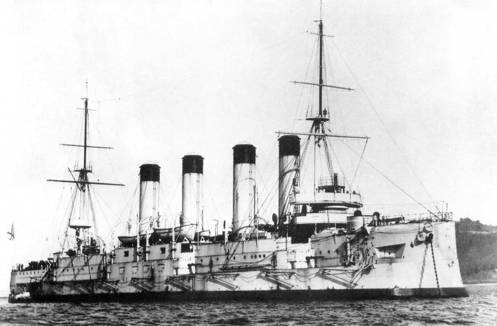 The armored cruiser Bayan