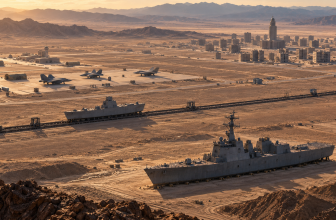Why China Is Building Mock Aircraft Carriers, Military Bases, and Downtown Taipei in the Desert