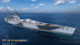 The "Nelson" with large guns. The battleship "Collingwood." United Kingdom