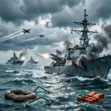 Everyday Life in World War III. An American destroyer is ablaze, an Iranian corvette is sinking, and all hell has broken loose in the Persian Gulf. A Chronicle of March 5, 2026