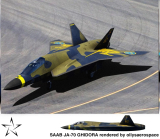 What If Sweden Finally Decides to Build a Fifth-Generation Fighter? Meet the SAAB JA-70 GHIDORA