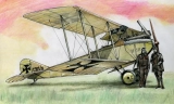 Aviators of World War I. Rumpler C.I. Reconnaissance Aircraft, Germany