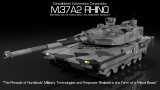 The M.37A2 Rhino is a futuristic concept tank that offers a glimpse into the future of armored vehicles