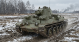 Yuri Pasholok. The First Tank by Zh. Ya. Kotin and N. F. Shashmurin